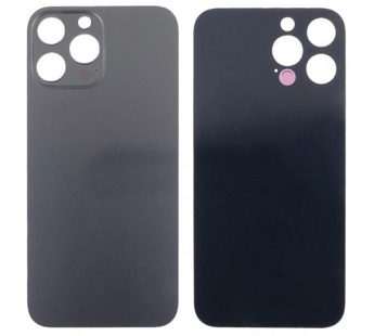 Задняя крышка для iPhone 13 Pro Max (A2645) Серый (стекло, узкий вырез под камеру, логотип) - Премиум#2137608
