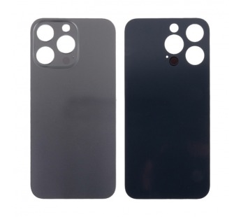 Задняя крышка для iPhone 13 Pro (A2640) Серый (стекло, узкий вырез под камеру, логотип) - Премиум#2096192