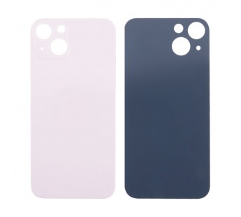 Задняя крышка для iPhone 13 (A2635) Розовый (стекло, узкий вырез под камеру, логотип) - Премиум#2096187