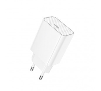 Адаптер сетевой Hoco C143A, PD20W, белый#2094091