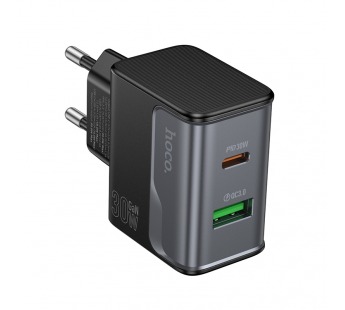 Сетевое зарядное устройство Hoco CS73A, (QC3.0+PD30W) цвет черный#2094060