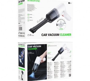 Пылесос портативный Borofone FC4, беспроводной, цвет черный#2094538