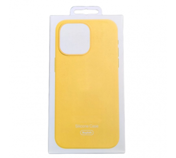 Чехол для iPhone 16 Pro Max Silicone Case, Magsafe, желтый#2094752