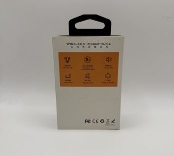 Микрофон потоковый беспроводной J113 (2 микрофона+ресивер iphone) черный#2142779