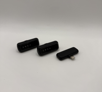 Микрофон потоковый беспроводной SX6 (2 микрофона+ресивер iphone) черный#2142784