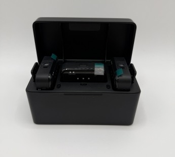 Микрофон потоковый беспроводной SX63 (2 микрофона+ресивер универсальный) черный#2142788