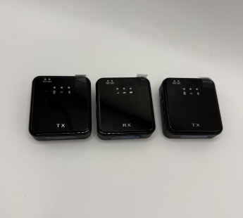 Микрофон потоковый беспроводной SX63 (2 микрофона+ресивер универсальный) черный#2142789