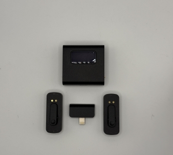 Микрофон потоковый беспроводной SX88 (2 микрофона+ресивер iphone) черный#2142792