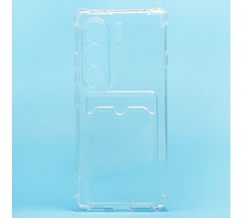 Чехол-накладка - SC276 с картхолдером для "Tecno Camon 40 4G" (transparent) (239801)#2095621