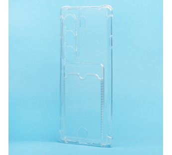 Чехол-накладка - SC276 с картхолдером для "Tecno Camon 40 Pro 4G" (transparent) (240068)#2095620