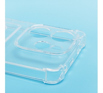 Чехол-накладка - SC276 с картхолдером для "Xiaomi Redmi Note 14 4G" (transparent) (239944)#2100967