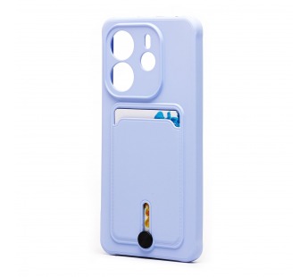 Чехол-накладка - SC304 с картхолдером для "Xiaomi Redmi Note 14 4G" (light violet) (239940)#2095611