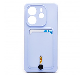 Чехол-накладка - SC304 с картхолдером для "Xiaomi Redmi Note 14 4G" (light violet) (239940)#2095610