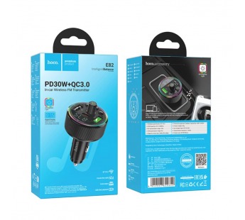 Авто FM модулятор HOCO E82 черный#2096042