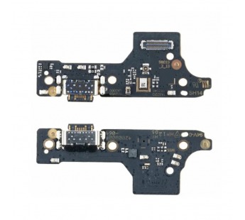 Шлейф (плата) для Xiaomi Redmi 12 4G (23053RN02Y) + системный разъем + микрофон (100% components)#2098784