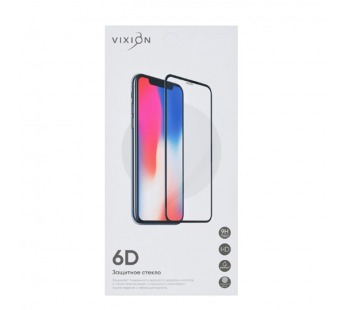 Защитное стекло 6D для Oppo A18 (черный) (VIXION)#2095062
