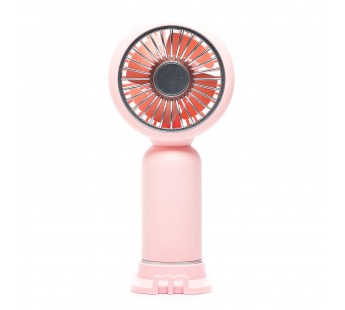 Вентилятор - портативный YM88206C (1 режим, 250 mah) (pink) (240284)#2096008