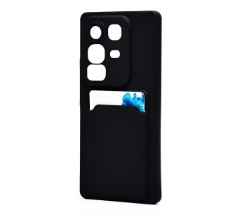 Чехол-накладка - SC337 с картхолдером для "Infinix Note 50 4G" (black) (239878)#2096603