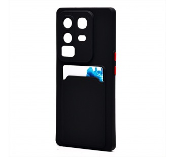 Чехол-накладка - SC337 с картхолдером для "Infinix Note 50 Pro+" (black) (239899)#2096600