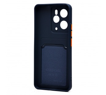 Чехол-накладка - SC337 с картхолдером для "Realme 14 5G Global" (dark blue) (239778)#2096590