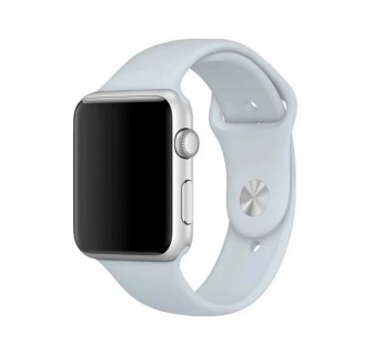 Силиконовый ремешокдля часов Apple Watch 38/40/41мм силикон на кнопке (L) серый#2099400