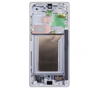 Дисплей для Samsung Galaxy S25 Ultra (S938B) модуль с рамкой Серебро - OR (SP)#2122989