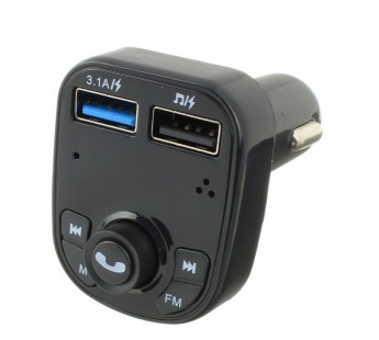 Авто FM модулятор ENERGY POWER QY-06 (2USB 3.1A) черный#2095972