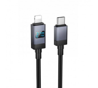 Кабель Type-C - Apple lightning Hoco X118 черный 1м#2102444