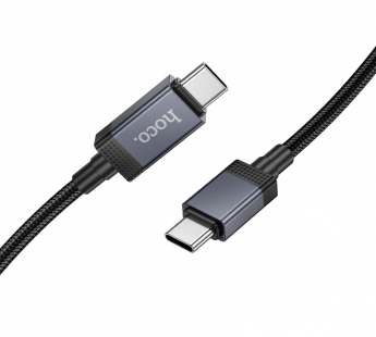 Кабель Type-C - Type-C Hoco X118 60W 1м черный#2096308