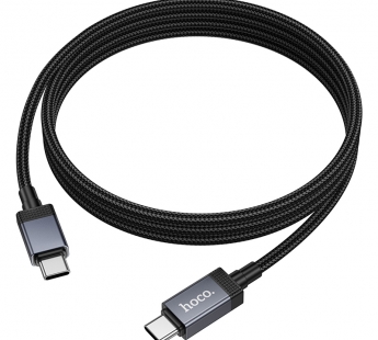 Кабель Type-C - Type-C Hoco X118 60W 1м черный#2096310