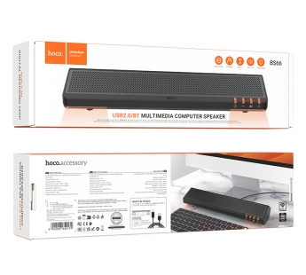 Портативная акустика Hoco BS66 (черный)#2096346