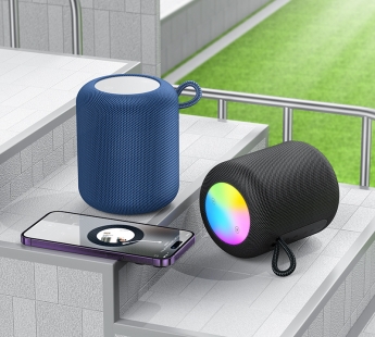 Колонка беспроводная Hoco HC30, (USB,FM,TF card,AUX) цвет черный#2096353