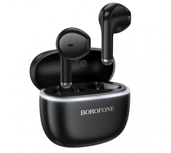 Наушники Bluetooth Borofone FQ11, в кейсе, сенсорные, цвет черный#2109767