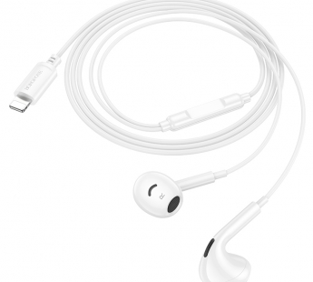 Наушники с микрофоном BOROFONE BM96, Lightning, цвет белый#2096389