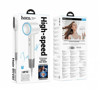 Фен Hoco HP16 Hair Dryer, белый#2096398
