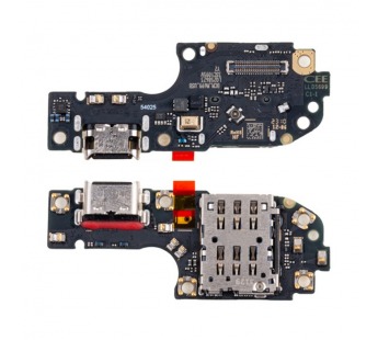 Шлейф для Huawei Nova 12i (CTR-L81) плата системный разъем/разъем SIM/микрофон - Премиум#2128303