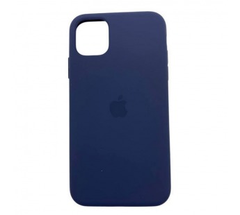 Чехол iPhone 11 Silicone Case (c Лого) №08 Полуночный Синий#2100407