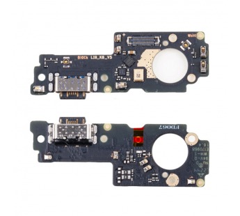 Шлейф для Xiaomi Poco M4 5G (MZB0BF9RU/22041219PG) плата системный разъем/микрофон - Премиум#2101652