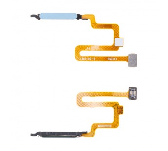 Шлейф для Xiaomi Redmi Note 12 Pro 4G (2209116AG) сканер отпечатка пальцев Голубой#2101650