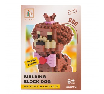 Конструктор - "Dog series" собака (2) (brown) (240215)#2099913