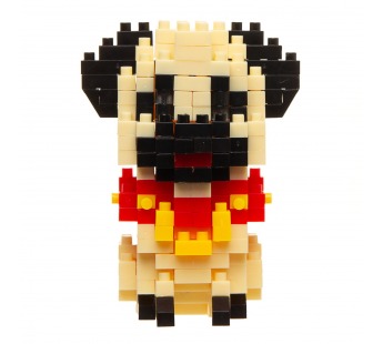 Конструктор - "Dog series" собака (3) (beige/black) (240216)#2099914