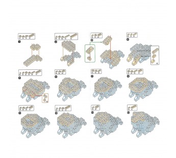 Конструктор - "Dog series" собака (8) (beige) (240221)#2103395