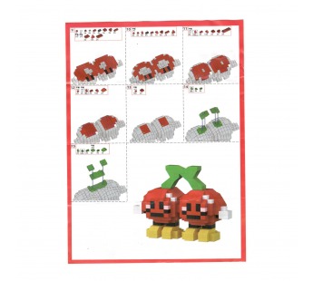 Конструктор - "Fruit series" вишня (red) (240238)#2099931