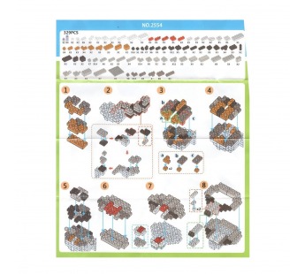 Конструктор - "M series" енот (multicolor) (240253)#2103387