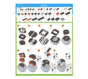 Конструктор - "M series" симбиот (black/white) (240255)#2103445