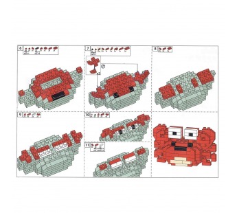 Конструктор - "Ocean series" краб (red) (240233)#2103436