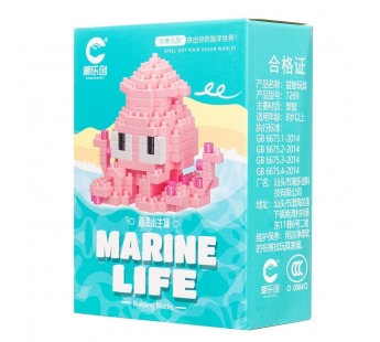 Конструктор - "Ocean series" осьминог (pink) (240232)#2103432