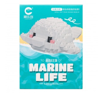 Конструктор - "Ocean series" рыба (white) (240236)#2099926