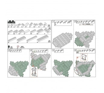 Конструктор - "Ocean series" рыба (white) (240236)#2103425