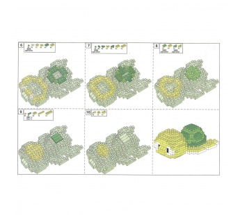 Конструктор - "Ocean series" черепаха (green) (240235)#2103418